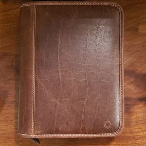 Franklin Covey Compact Distressed Leather Planner